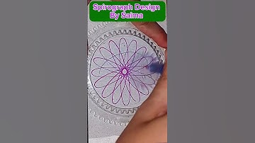 Simple Spirograph Drawing (part-227) #shorts #short