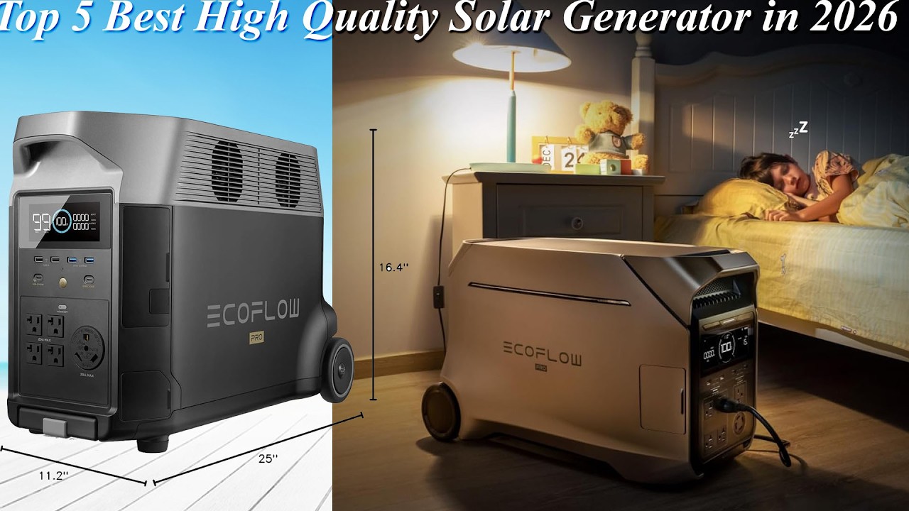 Want the BEST Solar Power in 2026? Check These 5 Generators