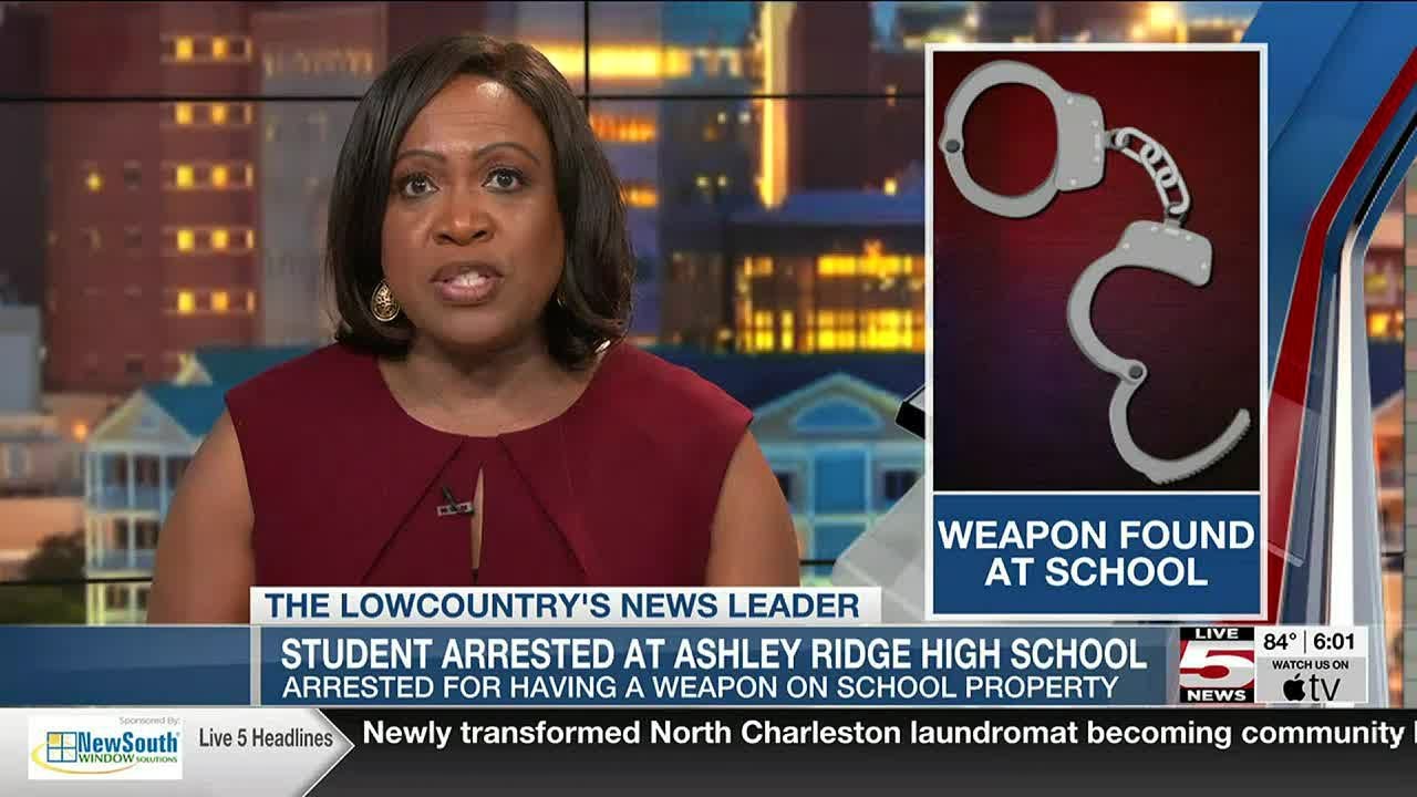 VIDEO: Report: Student arrested for bringing loaded gun to Ashley Ridge ...