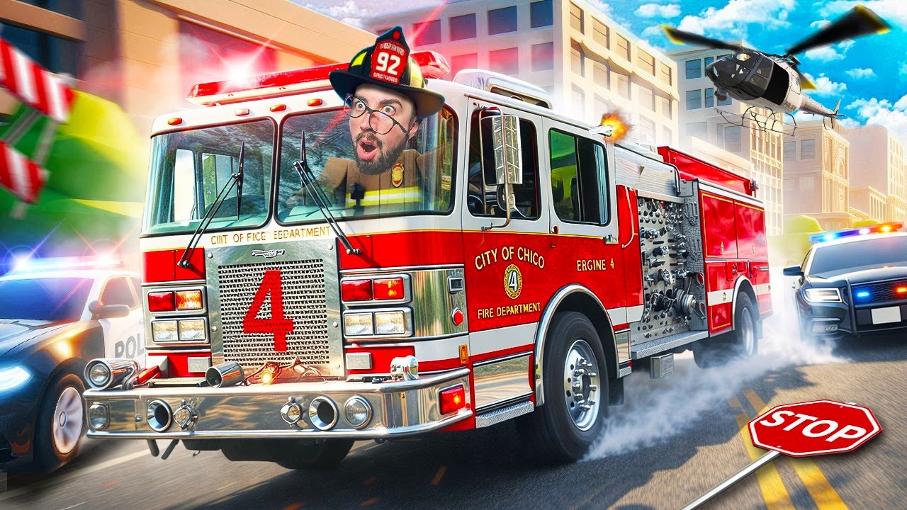 ME CONVERTÍ en BOMBERO durante 24H en Liberty County