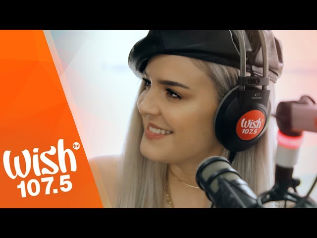 Anne-Marie performs Friends LIVE on Wish 107.5 Bus class=