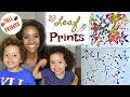 Kids DIY: Leaf Print Art | Fall Fun!