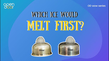 The beauty of Conductivity| Which ice would melt first? | OD WOW series