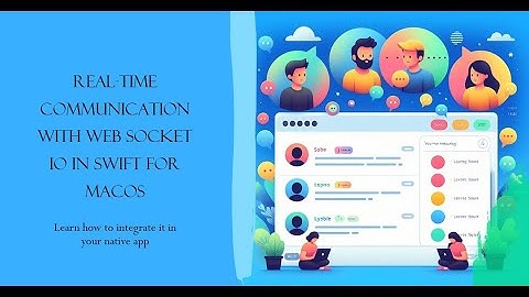 How to integrate Web Socket IO for real time communication in native MacOS app with Swift & NodeJS