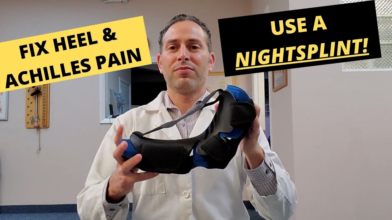 FIX HEEL & ACHILLES PAIN USING A NIGHT SPLINT!!