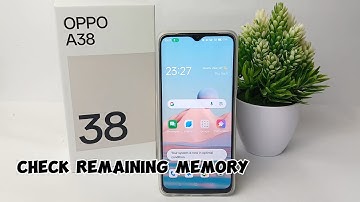 Oppo A38  |  How to Check Remaining Storage