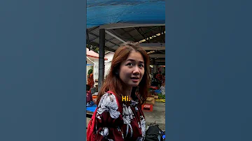 Saying Hello To An Indonesian Girl 