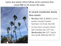 What causes Santa Ana Winds