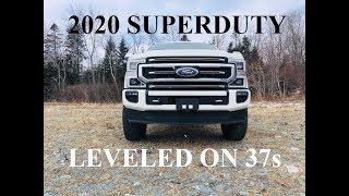 2020 FORD SUPERDUTY LEVELED ON 37s!! LOOKS SOOOO GOOD