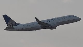 United Express (SkyWest) Embraer E175LR (Unicon Livery) Takeoff From Idaho Falls [N139SY]