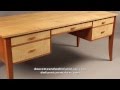 Custom Writing Desk handmade by Doucette and Wolfe Furniture Makers Custom Writing Desk handmade by Doucette and Wolfe Furniture Makers