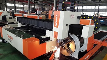 TP3015 Fiber Laser Plate And Tube Cutting Machine Simulate And Cut Tube