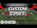 HOW TO USE CUSTOM ZONES IN COLLEGE FOOTBALL 26!