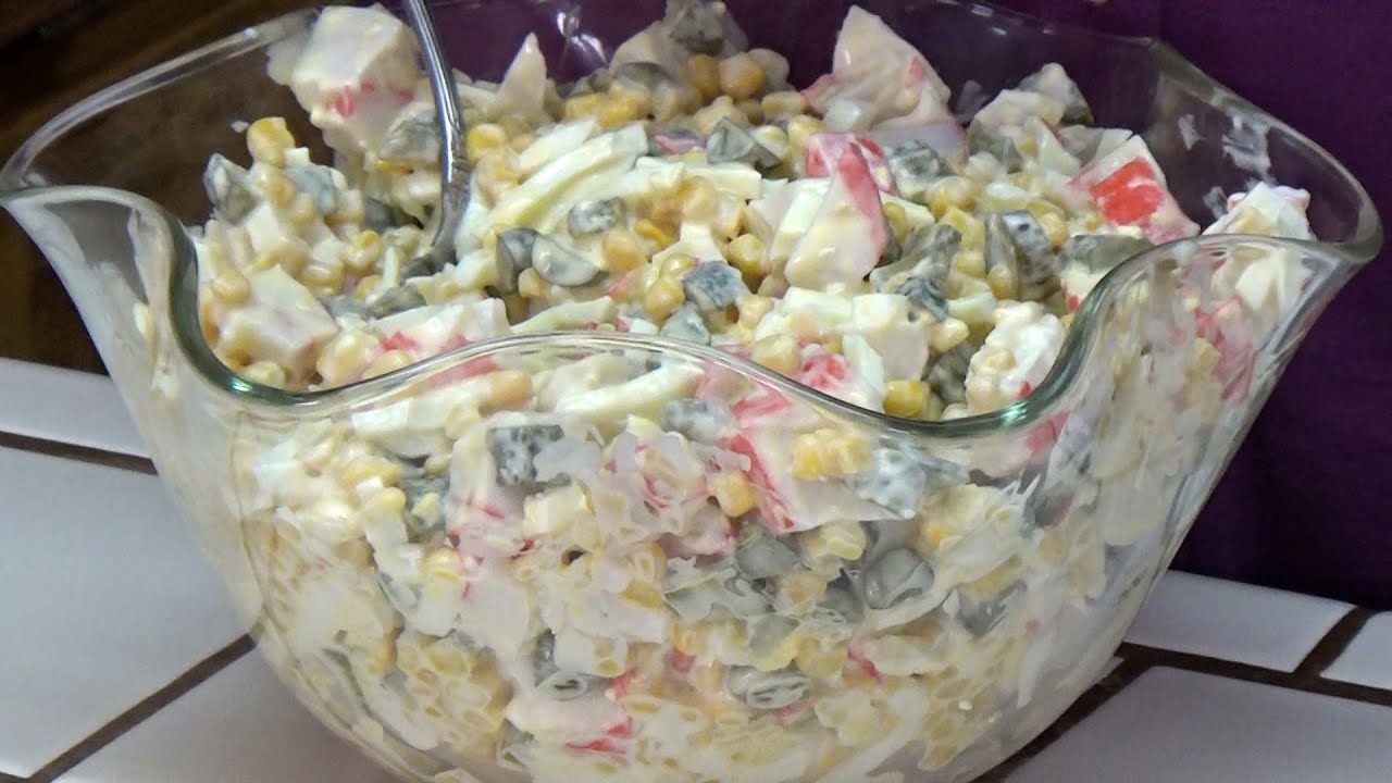 Imitation Crab Salad YouTube