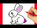 Comment dessiner un lapin de pâques