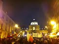Armenians sing 'Zartnir Lao' in front of the Senate of France