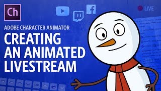 Creating An Animated Livestream (Adobe Character Animator Tutorial) screenshot 1