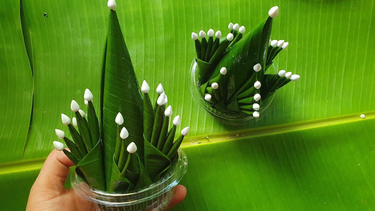 บายศรีปากชามแบบง่าย