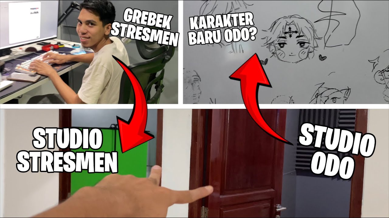 GUA GERBEK RUMAH STUDIO DUO KOCAK @Stresmen DAN @Odo Kentang