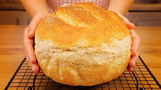 My grandfather was right. Bread in 5 minutes! That is possible! Baking bread. German recipe