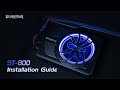 Seventour st800 under seat powered car subwoofer installation guide