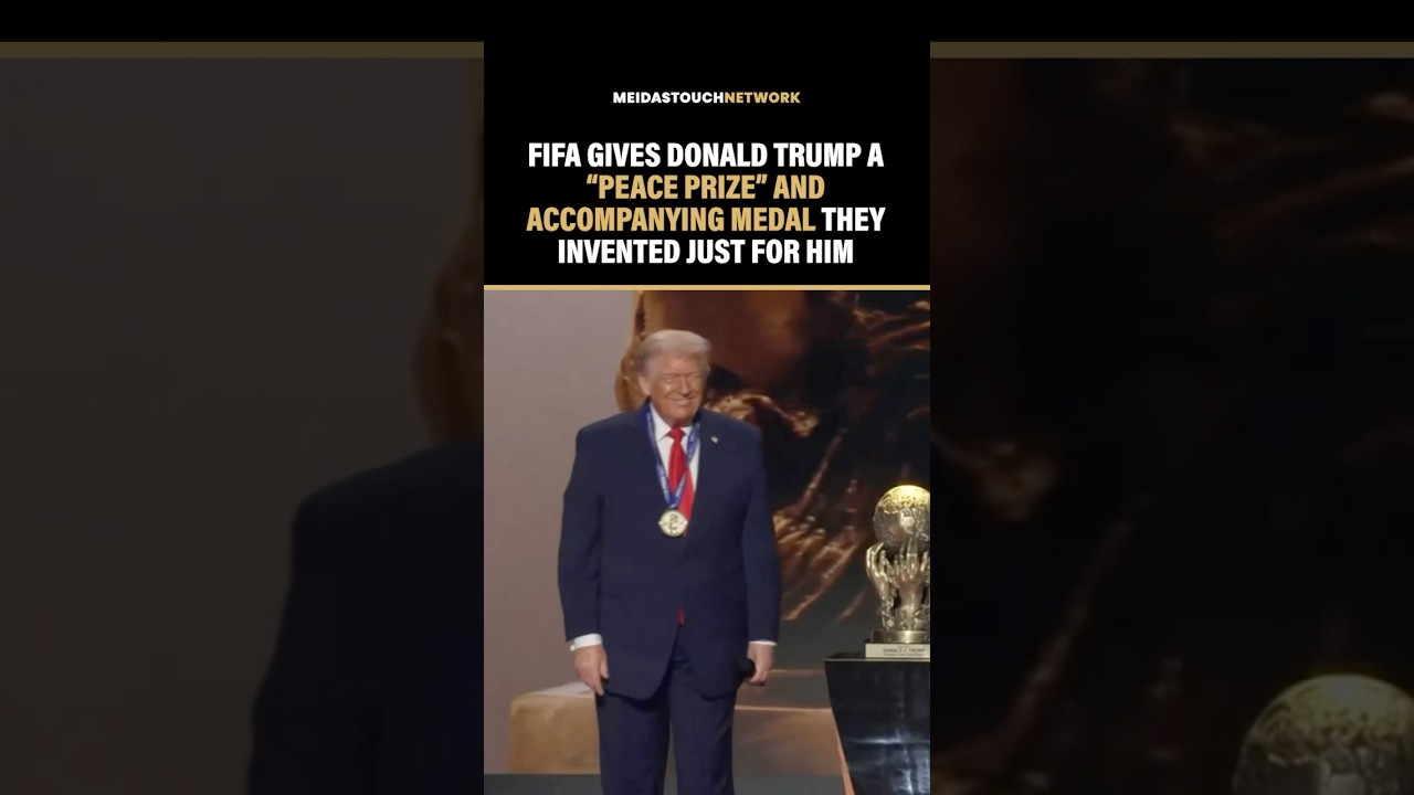 Trump Awarded Fake “Peace Prize” by FIFA Created Just For Him