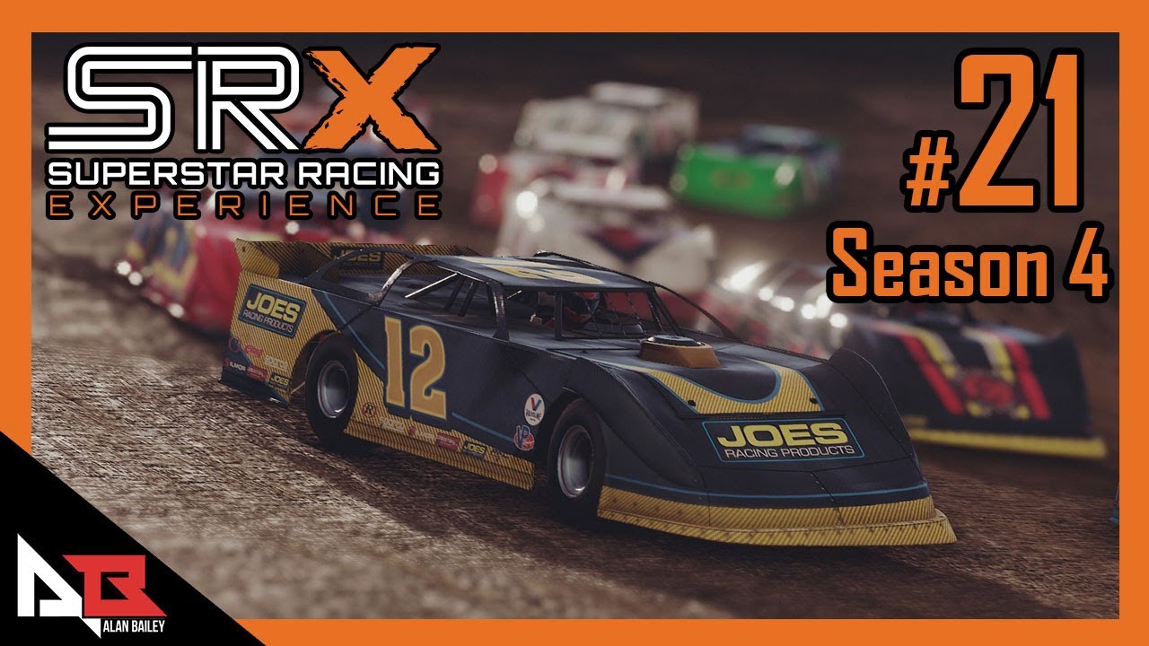 FIRST LATE MODEL RACE! SRX The Game Career Mode 21 S4 Late Models YouTube