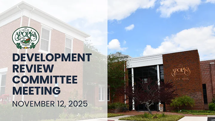 City of Apopka Development Review Committee Meeting November 12, 2025