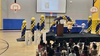 Zoey's 5th grade award ceremony!! May 2025