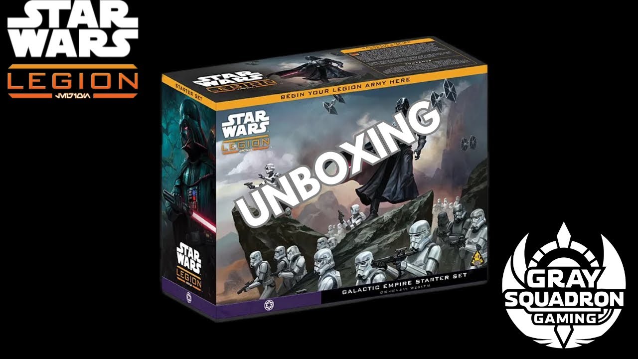 Star Wars Legion Unboxing: Galactic Empire Starter Set