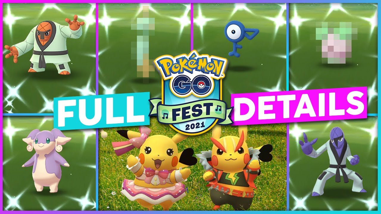 Full Pokemon Go Fest 21 Info Revealed Youtube