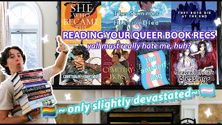 I read all your gay book recommendations 🌈🌈