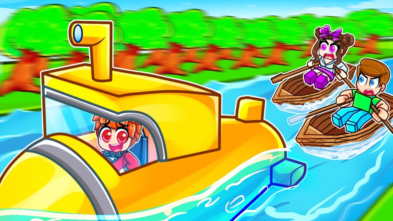Ich CHEATE mit einem U-BOOT in Roblox Build a Boat!