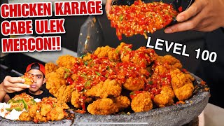 MUKBANG CHICKEN KARAGE CABE ULEK SETAN PERTAMA DIDUNIA !!