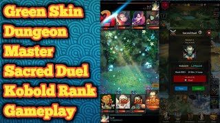 Green Skin: Dungeon Master Sacred Duel Gameplay for Android/iOS (Goblin to Kobold Rank 8 Win Streak) screenshot 5