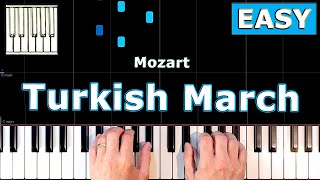 Mozart - Turkish March - Piano Tutorial Easy