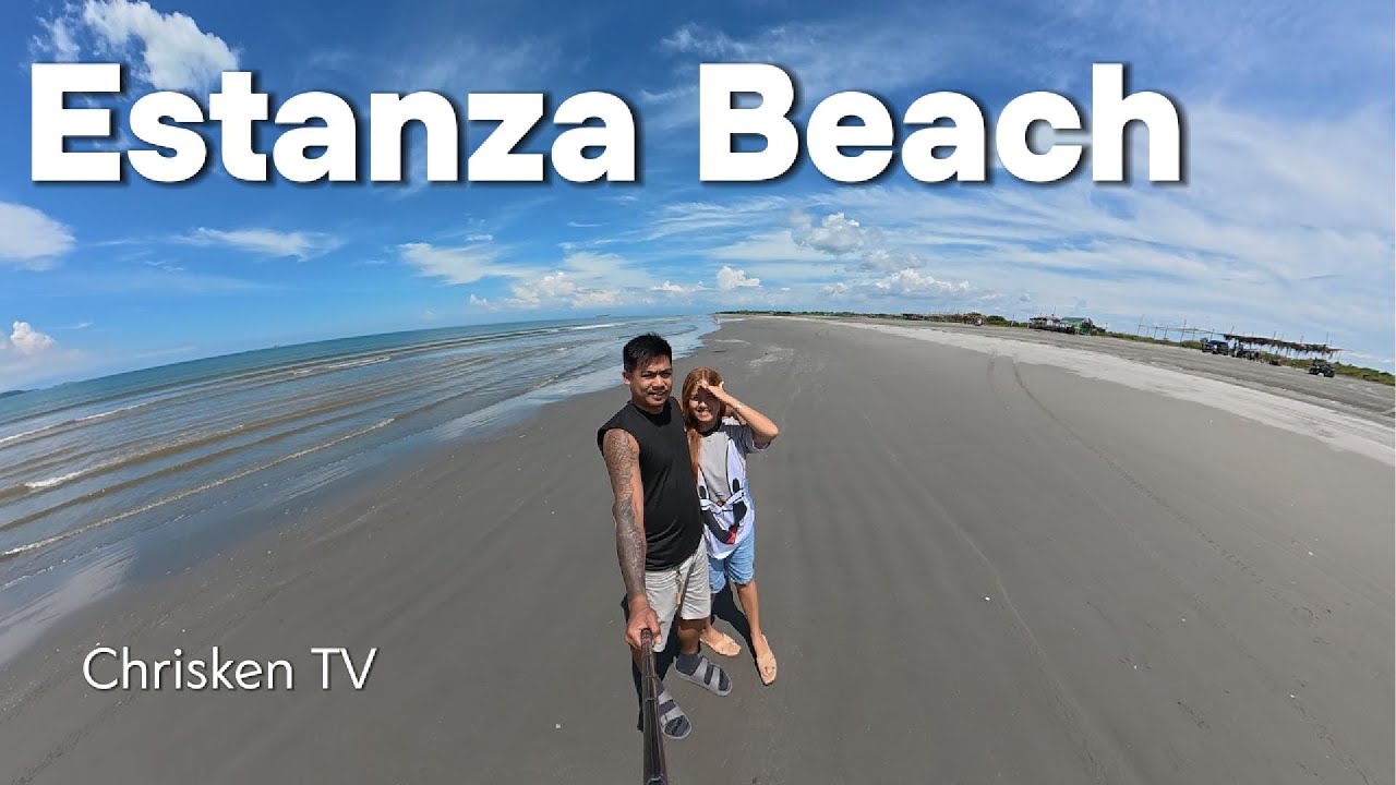 Estanza Beach in Lingayen, Pangasinan — a hidden gem where the sea meets serenity. 🌊✨