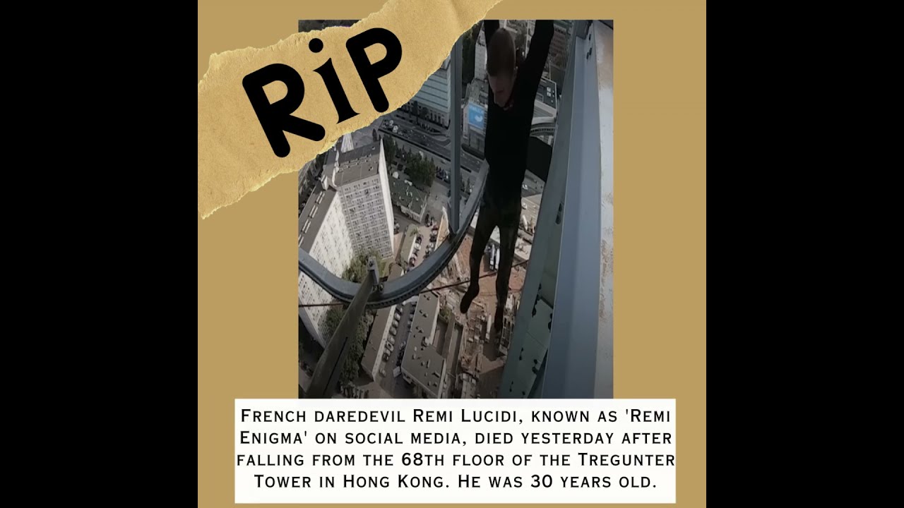 French Influencer Remi Lucidi Died Yesterday After Falling From The Tower In Hong Kong Shorts Usa