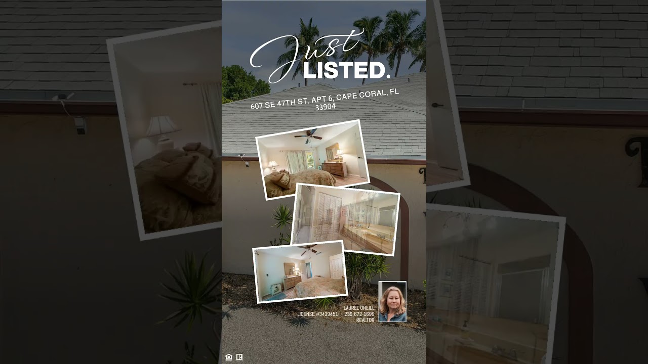 Just Listed - Southeast Cape Coral 2/2 Condo