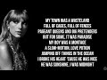 Taylor Swift - MIDNIGHT RAIN (Lyrics)