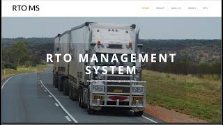 Regional Transport Office Management Website screenshot 4