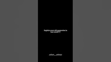 Thumbnail of Explain your old memories ❤️ #explore #trending #viral #quotes #sad #edit #feeling #broken #friends