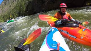Whitewater Kayaking Idaho's Lochsa River in 4k | 5.7.21 | 9,800 cfs
