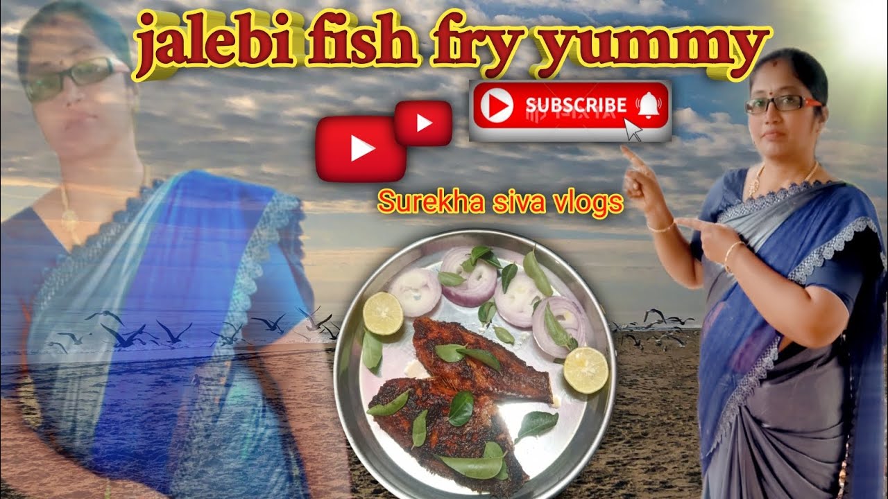 jalebi fish fry recipe Tilapia fish fry in telugu జిలేబీ ఫిష్