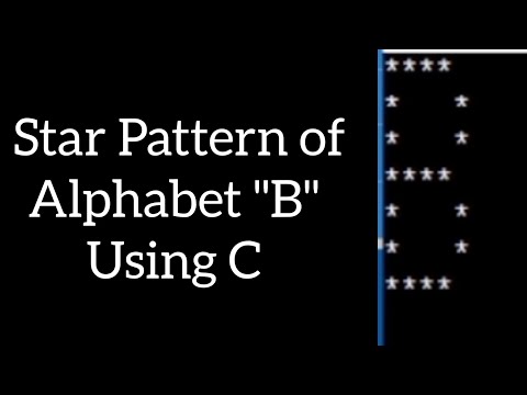 #2 |Programming for beginners| |C Language |Pattern printing|💫 |Alphabet "B" using C| #code #coding