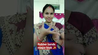 Rubber Bands Magic Trick Youtube Shorts Video Prasad