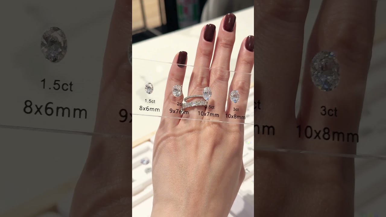Oval Carat Size Guide
