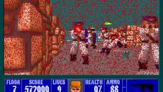 Let's Play Wolfenstein 3D 38: The Low Health Blues