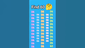 FIND the odd number 60 #facts #education #gk #riddles #puzzle #youtubeshorts #brainteaser