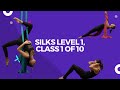 Qizzup Silks Level 1 - Beginner Aerial Silk Full Class Lesson